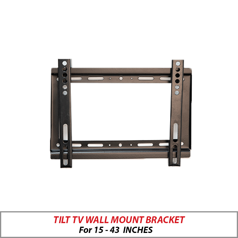 TILT TV WALL MOUNT BRACKET 15 - 43 INCHES TV-BRK-TI-1543