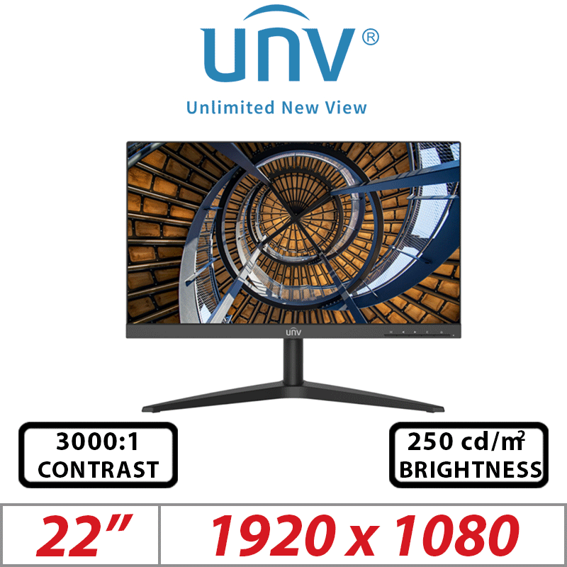 22 INCH UNIVIEW LED CCTV MONITOR MW-LC22