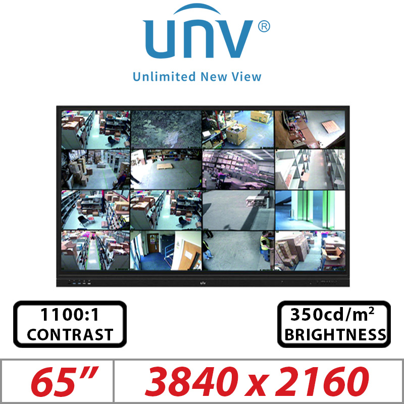 ‌‌‌65 INCH UNIVIEW LED SMART INTERACTIVE ULTRA HD DISPLAY CCTV MONITOR MW3565-T-A