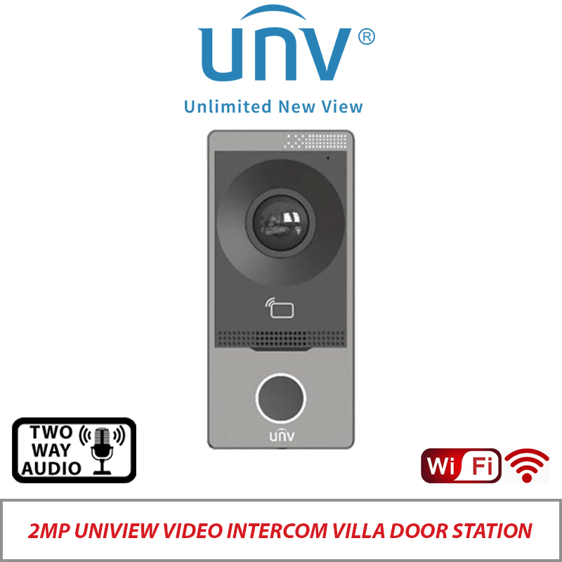 2MP UNIVIEW VIDEO INTERCOM VILLA DOOR STATION OEU-201S-HMK-W
