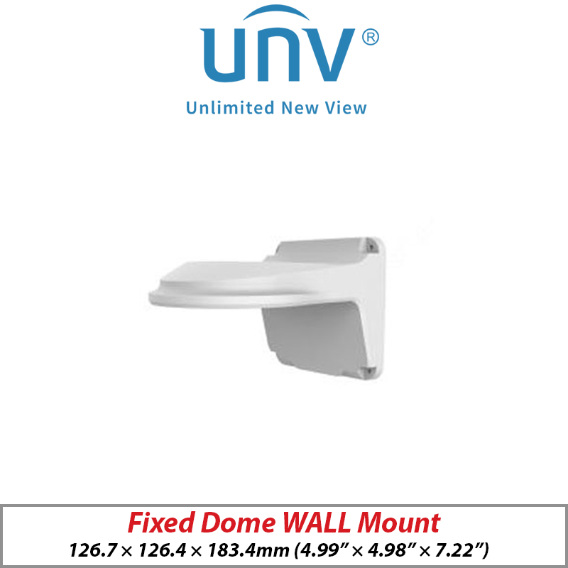 UNIVIEW FIXED DOME WALL MOUNT WHITE - UNV-TR-WM03-D-IN