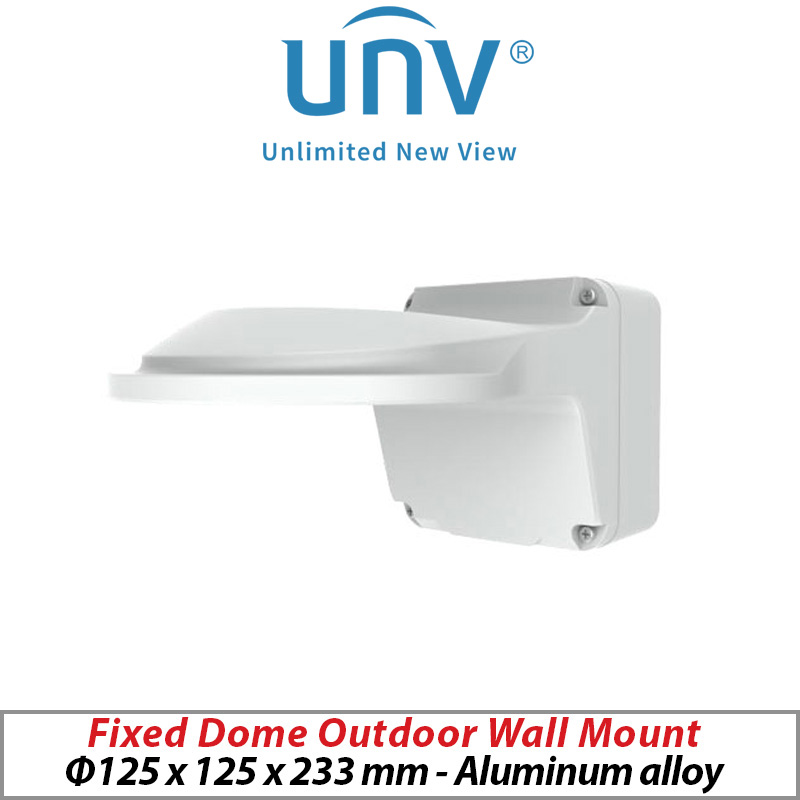 ‌UNIVIEW FIXED DOME OUTDOOR WALL MOUNT TR-JB07/WM03-F-IN