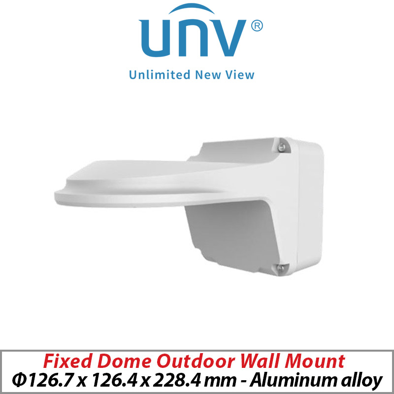 ‌UNIVIEW FIXED DOME OUTDOOR WALL MOUNT  TR-JB07/WM03-G-IN