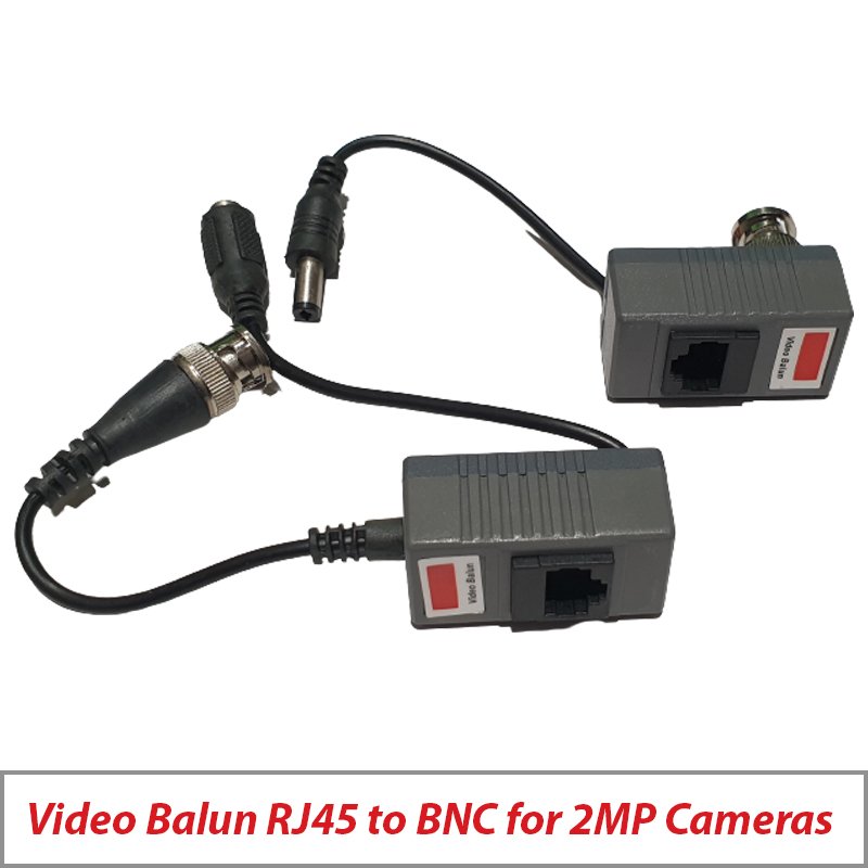 VIDEO BALUN RJ45 TO BNC FOR 2MP CAMERAS