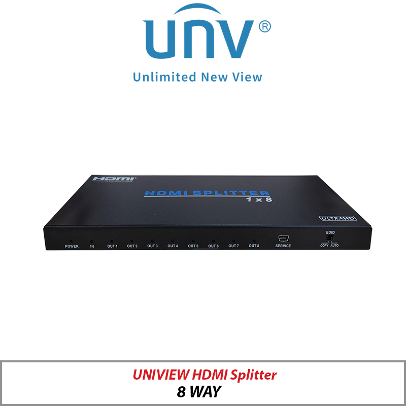 UNIVIEW HDMI SPLITTER 1 IN 8 OUT 4K 2K VD0108-UH-EU