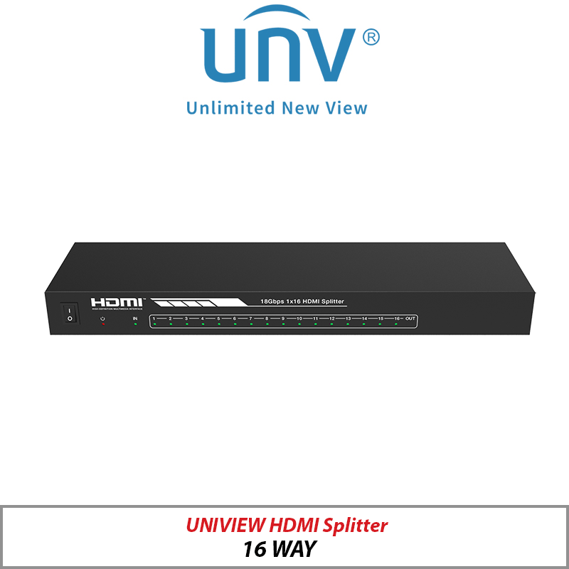 UNIVIEW HDMI SPLITTER 1 IN 16 OUT 4K 2K VD0116-UH-EU