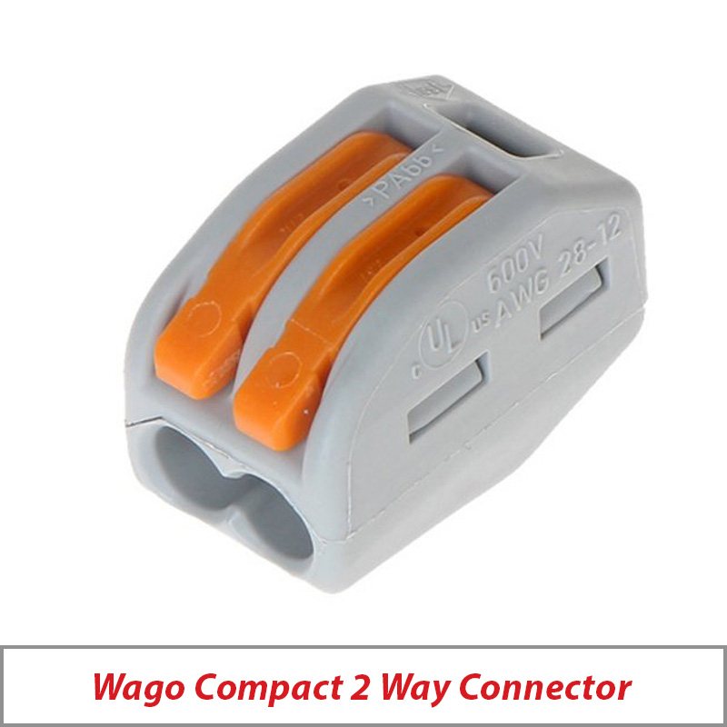 WAGO COMPACT 2 WAY LEVER CONNECTOR TERMINAL BLOCK