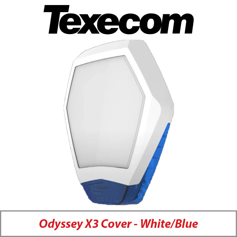 TEXECOM ODYSSEY X3 WDB-0001 COVER WHITE/BLUE