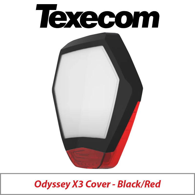 TEXECOM ODYSSEY X3 WDB-0005 COVER BLACK/RED
