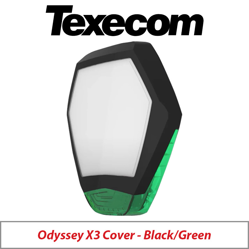 TEXECOM ODYSSEY X3 WDB-0007 COVER BLACK/GREEN