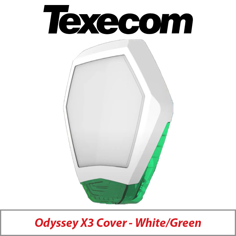 TEXECOM ODYSSEY X3 WDB-0008 COVER WHITE/GREEN