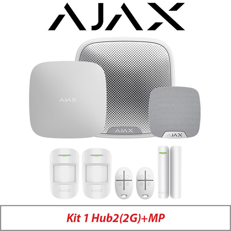 AJAX KIT1 HUB2(2G) MP WITH MOTION PROTECT DOOR PROTECT SPACE