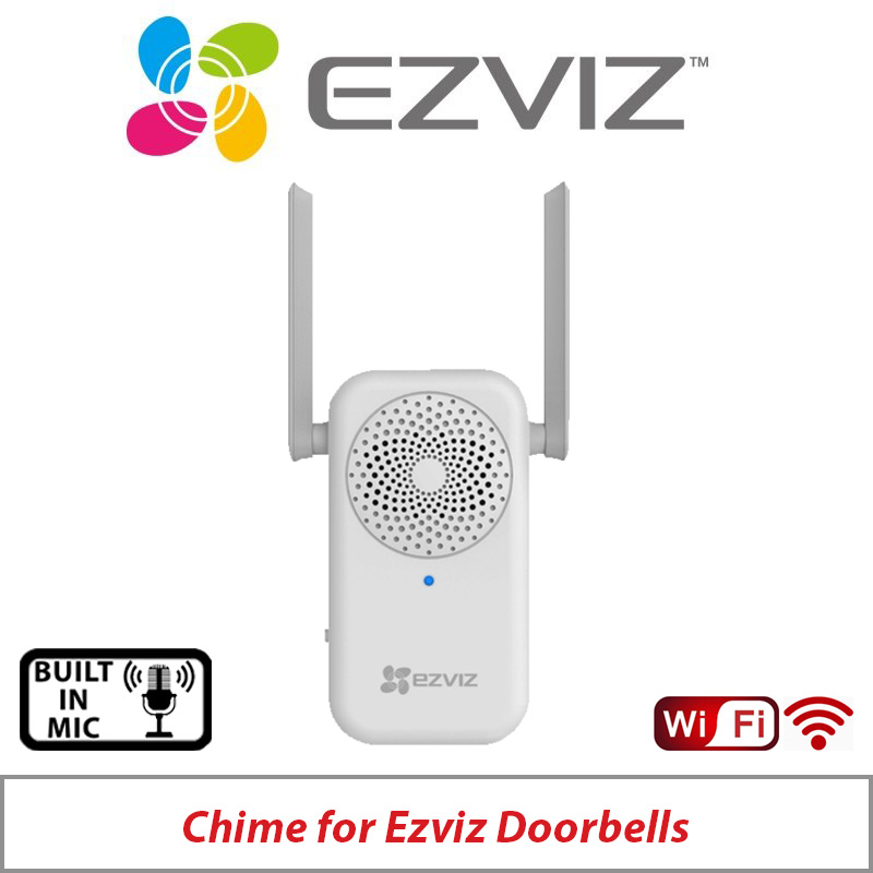 EZVIZ CHIME FOR DB1 & DB1C DOORBELLS 2.4GHz BUILT IN SPEAKER ∙ Doris CCTV
