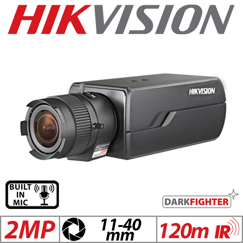 2MP HIKVISION DARKFIGHTER LOW LIGHT FACE CAPTURE BULLET INTELLIGENT NETWORK CAMERA WITH BUILT IN